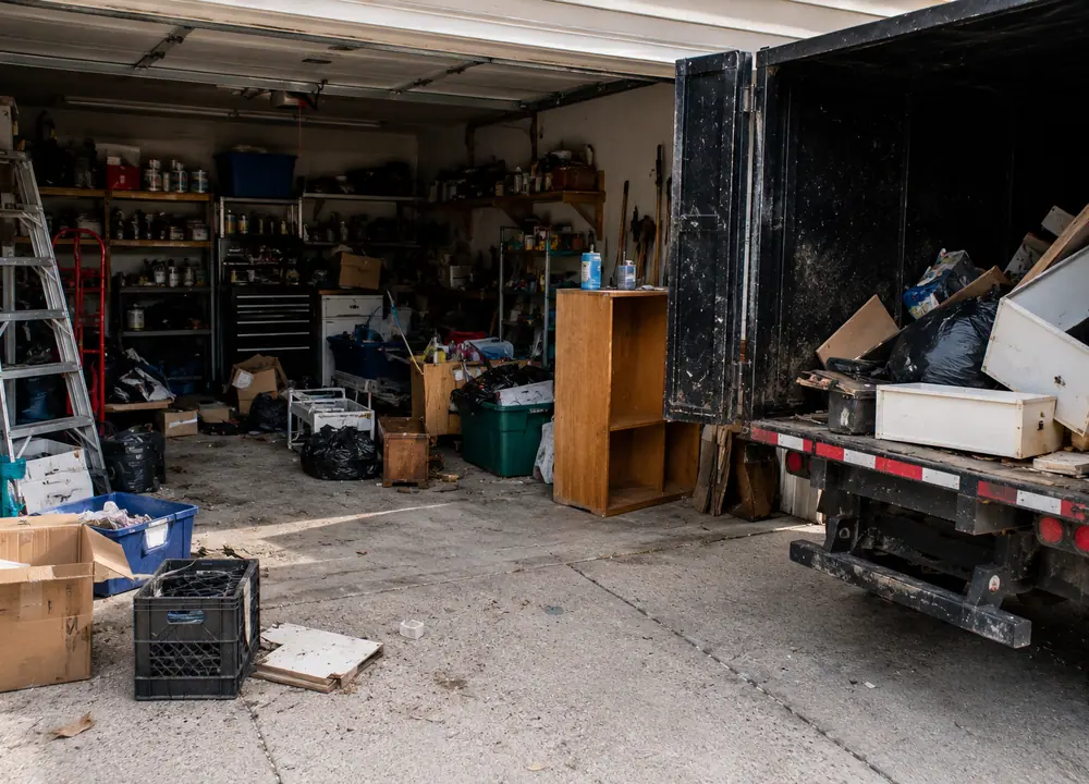 Rapid City SD garage cleanout by Cushing's Cleaning Co