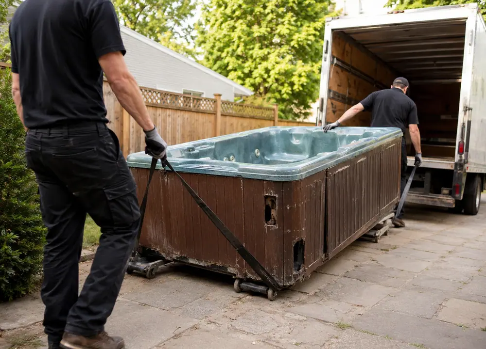 Light Demolition and Hot Tub Removal in Rapid City, SD by Cushing's Cleaning Co